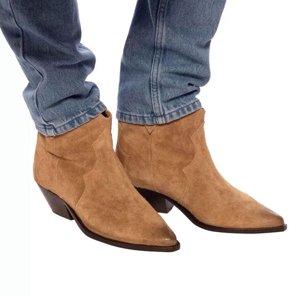 Isabel Marant Dewina Suede Western Booties size 37 - Picture 3 of 14